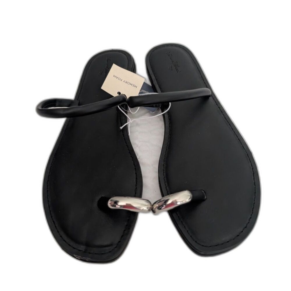 Women's Clara Toe Ring Sandals -Universal Thread- Black Size 11